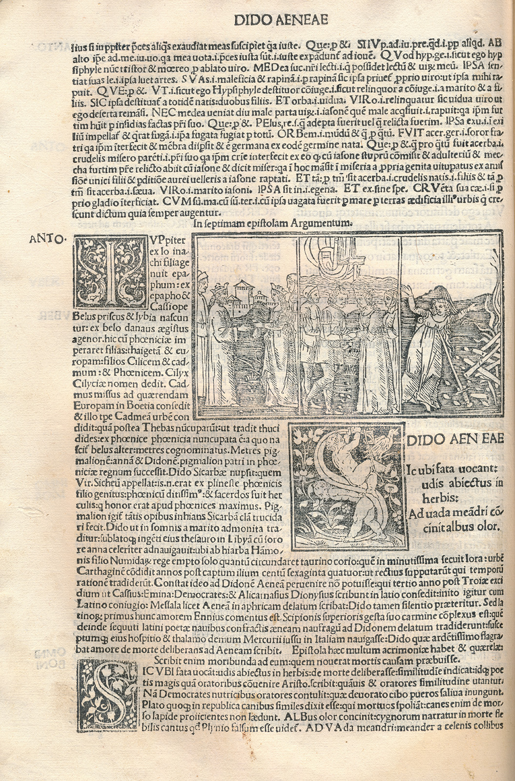 Publio Ovidio Nasón, Epistole Heroides Ouidii diligenti castigatione exculte aptissimis figuris ornate. Historia: femenino singular. Exposición Arquitecto de historias: Alfonso X y el saber histórico en la Edad Media. Universidad de Salamanca