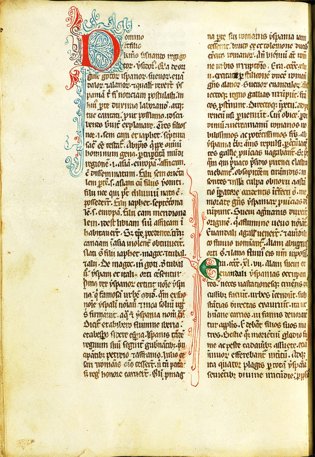 Lucas de Tuy, Chronicon mundi. Alfonso X y sus precursores. Exposición Arquitecto de historias: Alfonso X y el saber histórico en la Edad Media. Universidad de Salamanca