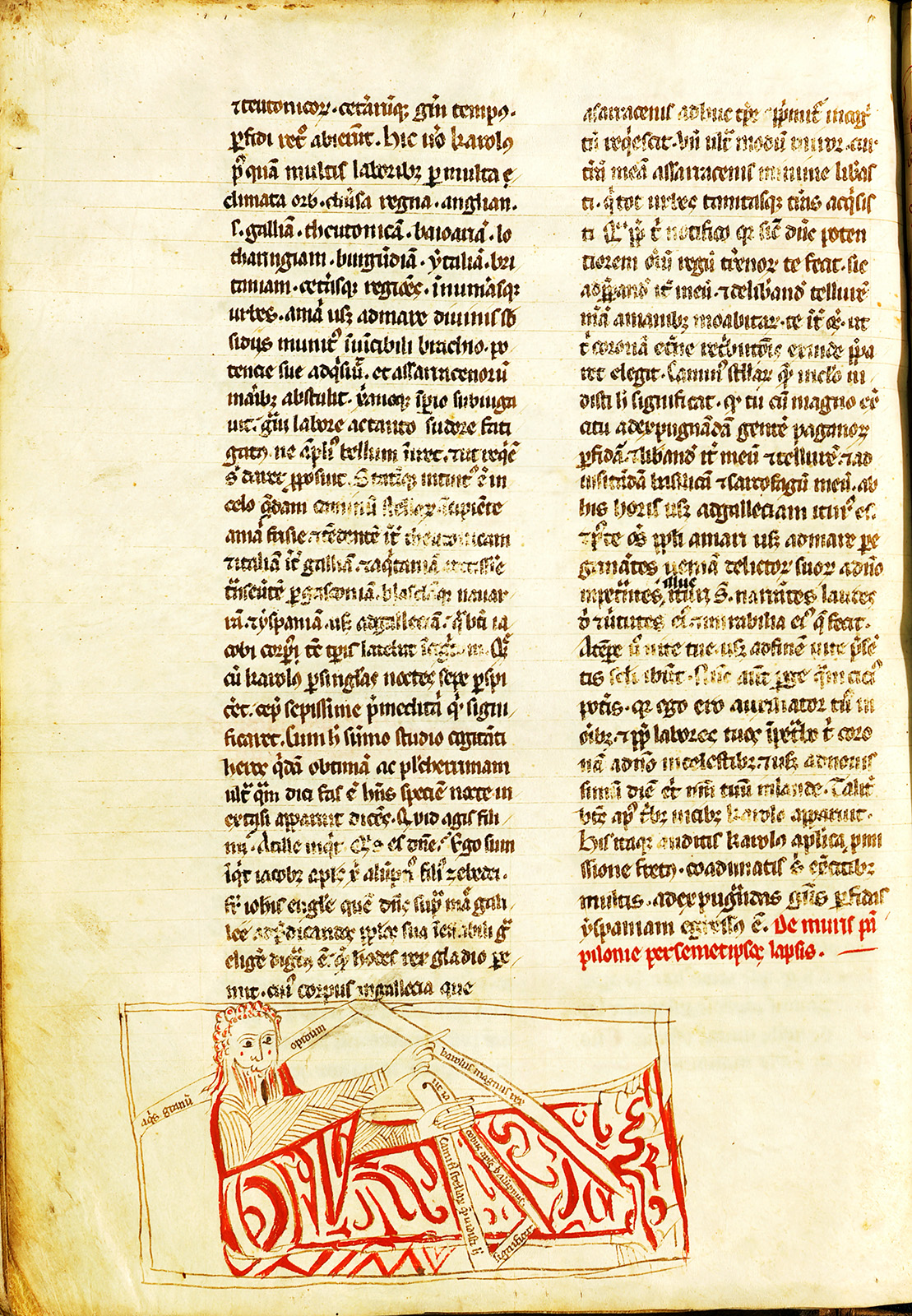Lucas de Tuy, Chronicon mundi. Alfonso X y sus precursores. Exposición Arquitecto de historias: Alfonso X y el saber histórico en la Edad Media. Universidad de Salamanca