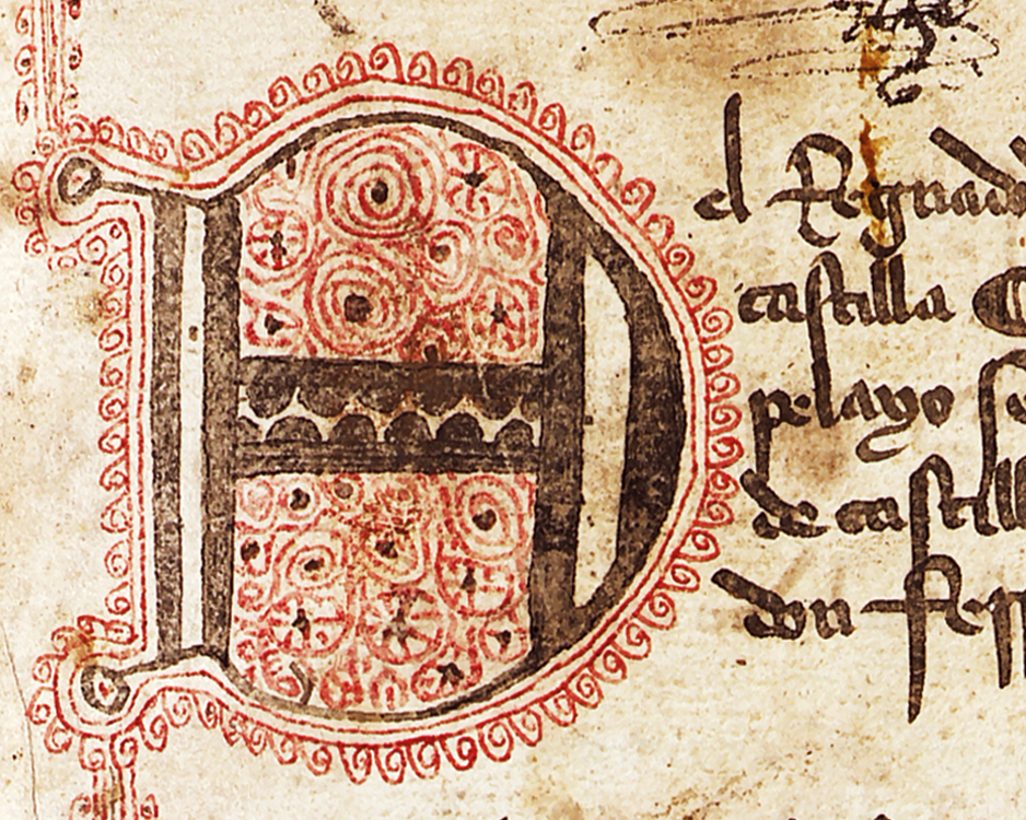 Detalle Alfonso X Libro EUSAL. Ms. 2628.